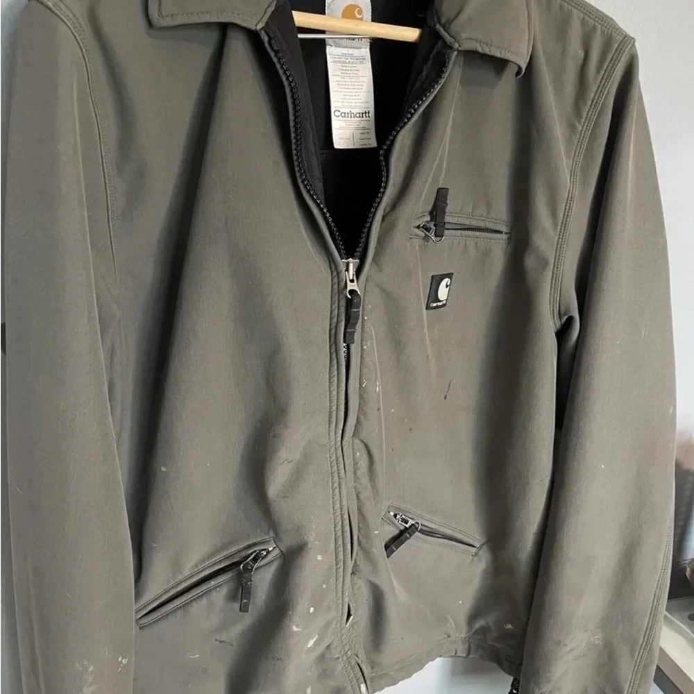 SIZE Large Tall‎ Carhartt J192 Soft-Shell Detroit Utility Jacket Olive